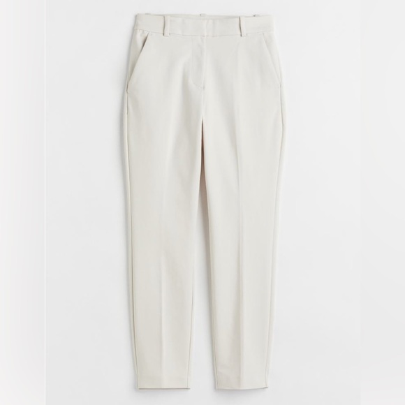 Cream Coloured Slacks from H&M in Size 10 - Picture 1 of 7